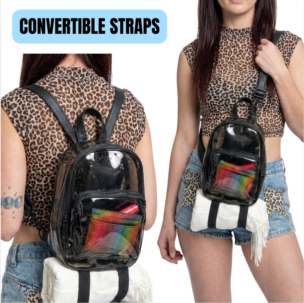 OhWoe® Anti-Theft Clear Backpack