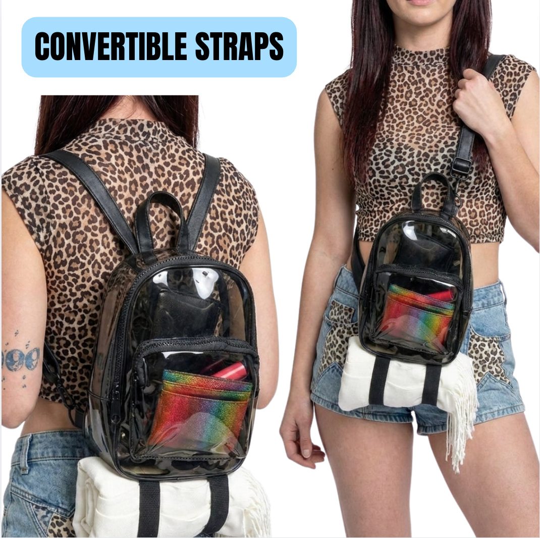 OhWoe® Anti-Theft Clear Backpack